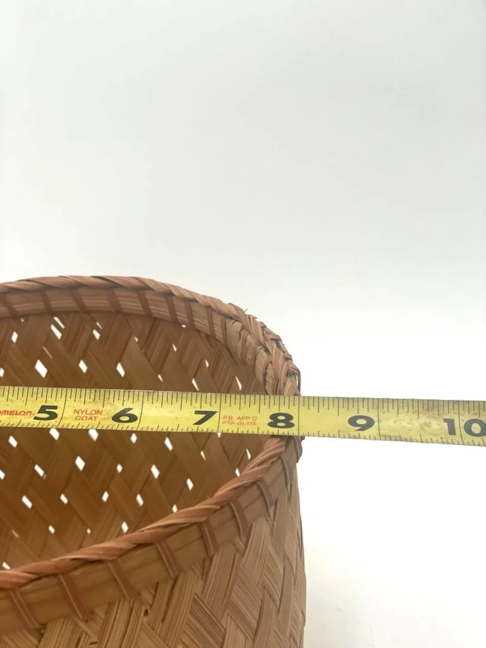 Handwoven Natural Bamboo Basket 7